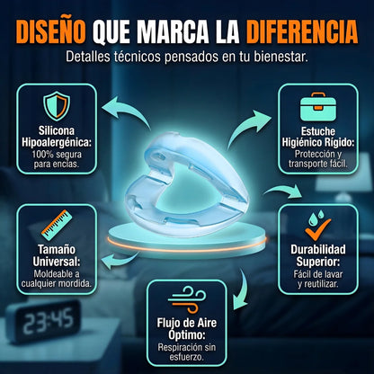 AdiósRonquidos® - Protector Bucal anti Ronquidos y Bruxismo