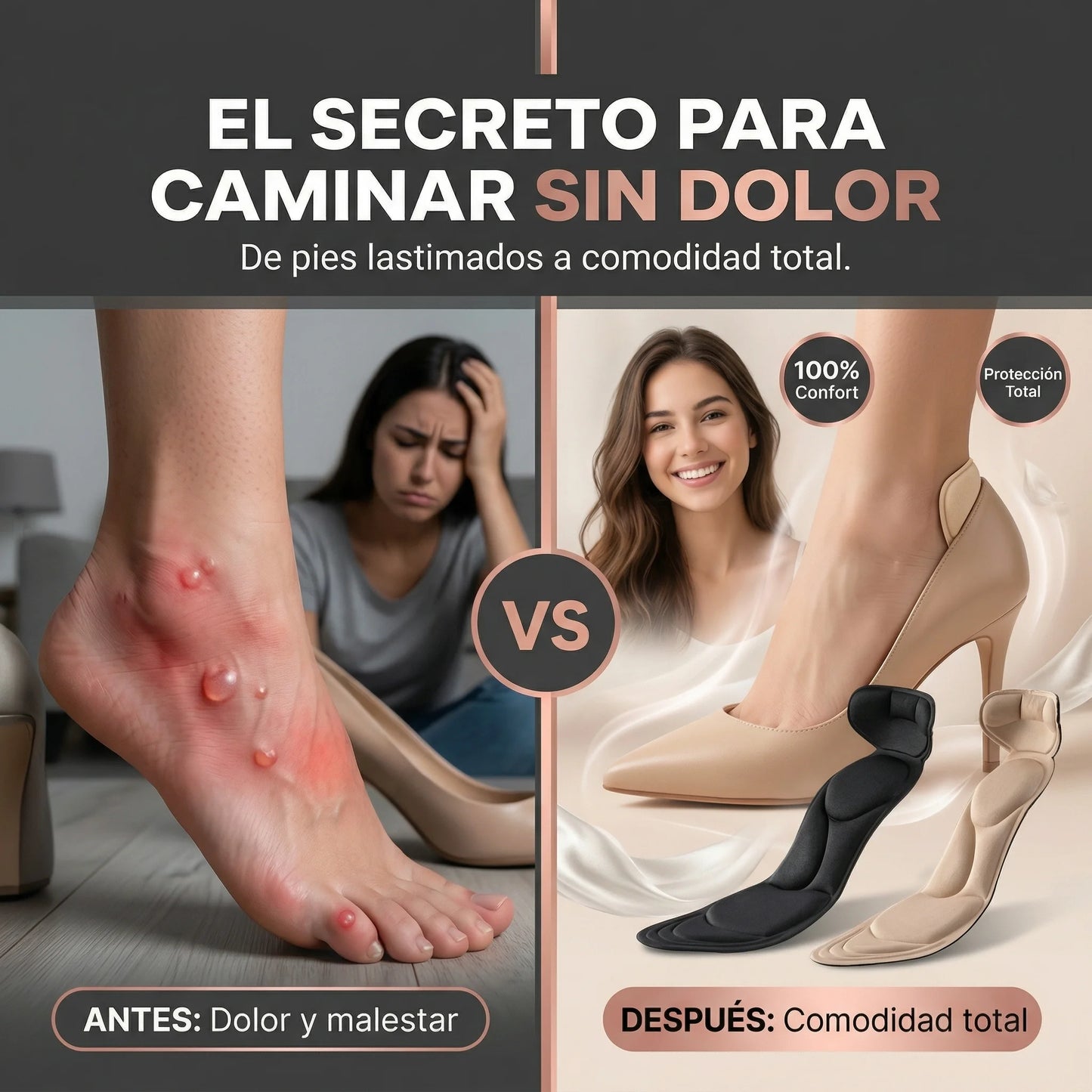 Plantillas de esponja transpirables